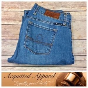 Lucky Brand Sofia Boot Ankle Jeans Medium Wash Stretch